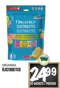 Marches Tau Électrolytes Organika offer