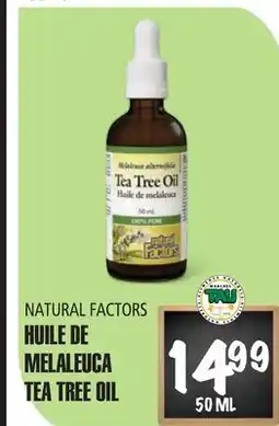 Marches Tau Huile De Melaleuca Natural Factors offer