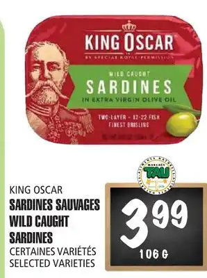 Marches Tau Sardines Sauvages King Oscar offer