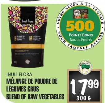 Marches Tau Mélange De Poudre De Légumes Crus Inuli Flora offer