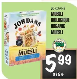 Marches Tau Muesli Biologique Jordans offer