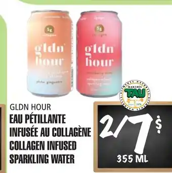 Marches Tau Eau Pétillante Infusée Au Collagéne Gldn Hour offer