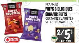 Marches Tau Frankies Organic Puffs offer