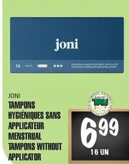 Marches Tau Tampons Hygiéniques Sans Applicateur Joni offer