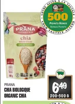 Marches Tau Chia Biologique Prana offer