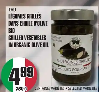 Marches Tau Légumes Grillés Dans L'huile D'Olive Bio Tau offer