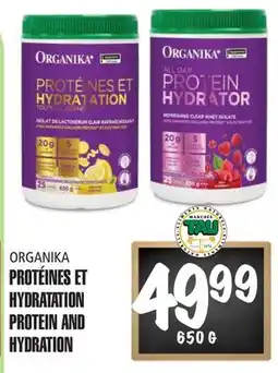 Marches Tau Protéines Et Hydratation Organika offer