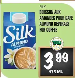 Marches Tau Boisson Aux Amandes Pour Café Silk offer