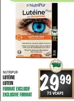 Marches Tau Lutéine Nutripur offer