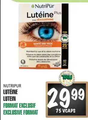 Marches Tau Lutéine Nutripur offer