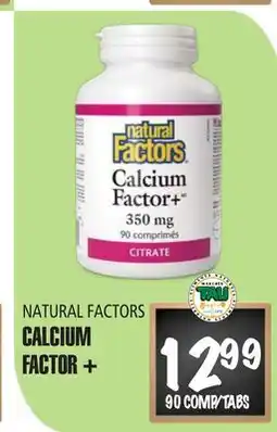 Marches Tau Calcium Factor+ Natural Factors offer