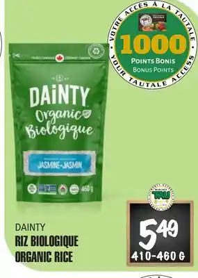 Marches Tau Riz Biologique Dainty offer