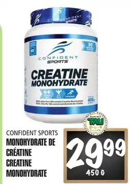 Marches Tau Monohydratede Créatine Confident Sports offer