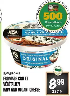 Marches Tau Fromage Cru Et Végétalien Rawesome offer