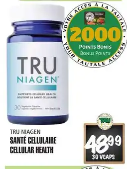 Marches Tau Santé Cellulaire Tru Niagen offer