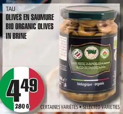 Marches Tau Olives En Saumure TAU offer