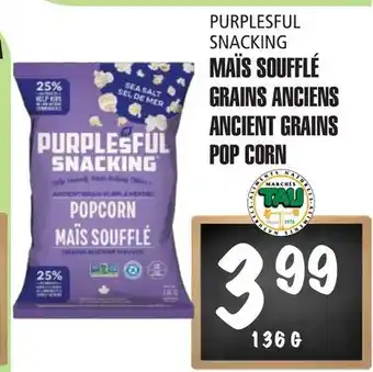 Marches Tau Maïs Soufflé Grains Anciens Purplesful Snacking offer