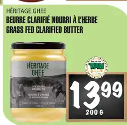 Marches Tau Beurre Clarifié Nourri À L'herbe Héritage Ghee offer