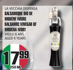 Marches Tau Balsamique Bio De Modène Ivoire La Vecchia Dispensa offer