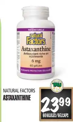 Marches Tau Astaxanthine Natural Factors offer