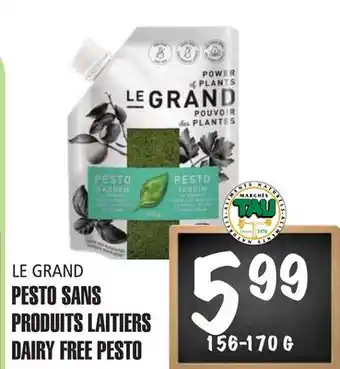 Marches Tau Pesto Sans Produits Laitiers Le Grand offer