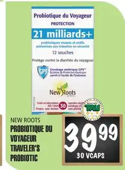 Marches Tau Probiotique Du Voyageur New Roots offer