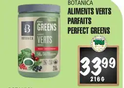 Marches Tau Aliments Verts Parfaits Botanica offer