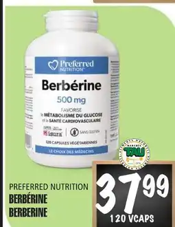 Marches Tau Berbérine Preferred Nutrition offer