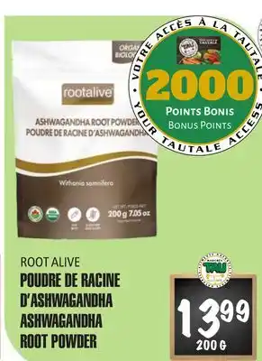 Marches Tau Poudre De Racine D'ashwagandha Root Alive offer