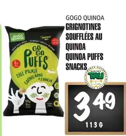 Marches Tau Grignotines Soufflées Au GoGo Quinoa offer
