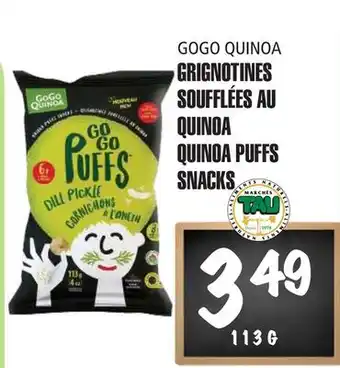 Marches Tau Grignotines Soufflées Au GoGo Quinoa offer