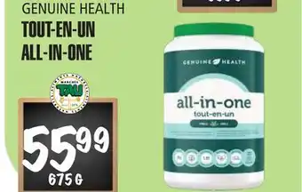 Marches Tau Tout-en-un Genuine Health offer