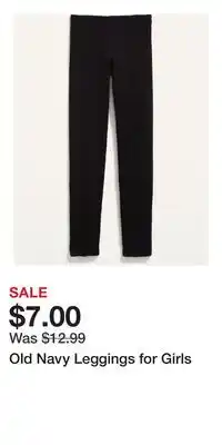 Old Navy Old Navy Leggings for Girls offer