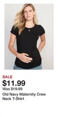 Old Navy Old Navy Maternity Crew Neck T-Shirt offer