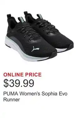 Costco PUMA Women's Sophia Evo Runner offer