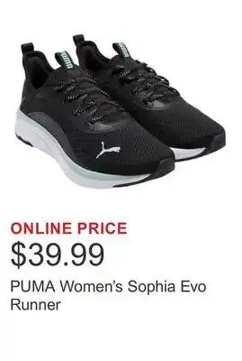 Costco PUMA Women's Sophia Evo Runner offer