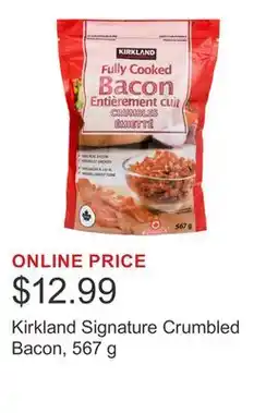 Costco Kirkland Signature Crumbled Bacon, 567 g offer
