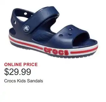 Costco Crocs Kids Sandals offer