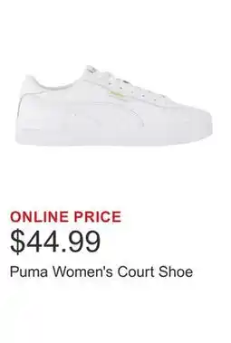 Costco Puma Women's Court Shoe offer
