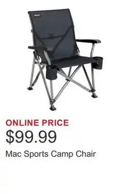 Costco Mac Sports Camp Chair offer