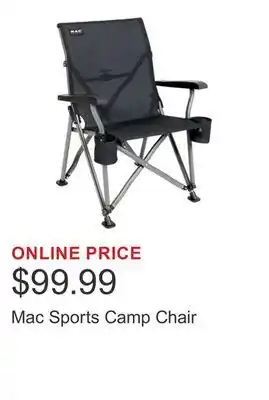 Costco Mac Sports Camp Chair offer