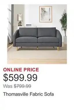 Costco Thomasville Fabric Sofa offer