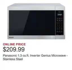 Costco Panasonic 1.3 cu.ft. Inverter Genius Microwave - Stainless Steel offer