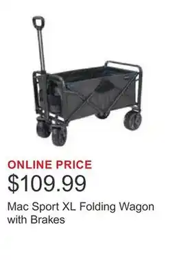 Costco Mac Sport XL Folding Wagon with Brakes offer