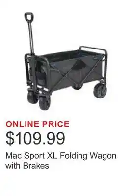 Costco Mac Sport XL Folding Wagon with Brakes offer