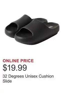 Costco 32 Degrees Unisex Cushion Slide offer