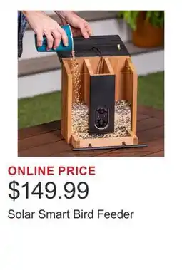 Costco Solar Smart Bird Feeder offer