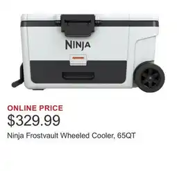 Costco Ninja Frostvault Wheeled Cooler, 65QT offer