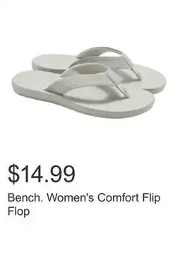 Costco Bench. Women's Comfort Flip Flop offer
