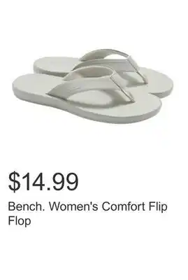 Costco Bench. Women's Comfort Flip Flop offer